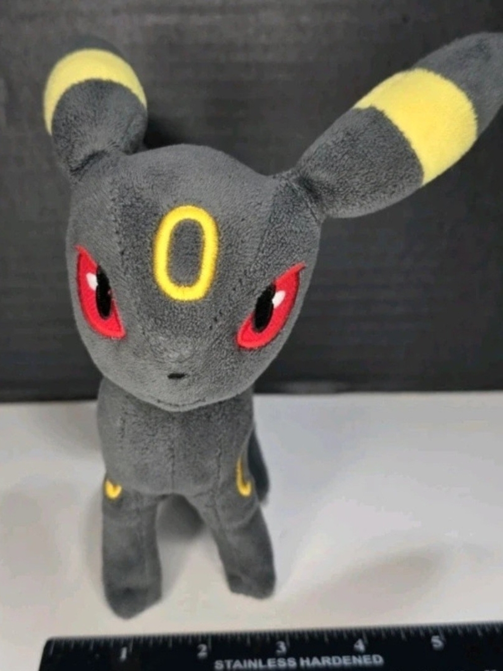 Umbreon Gray and Yellow Plush Toy - Kids' Soft Stuffed Animal